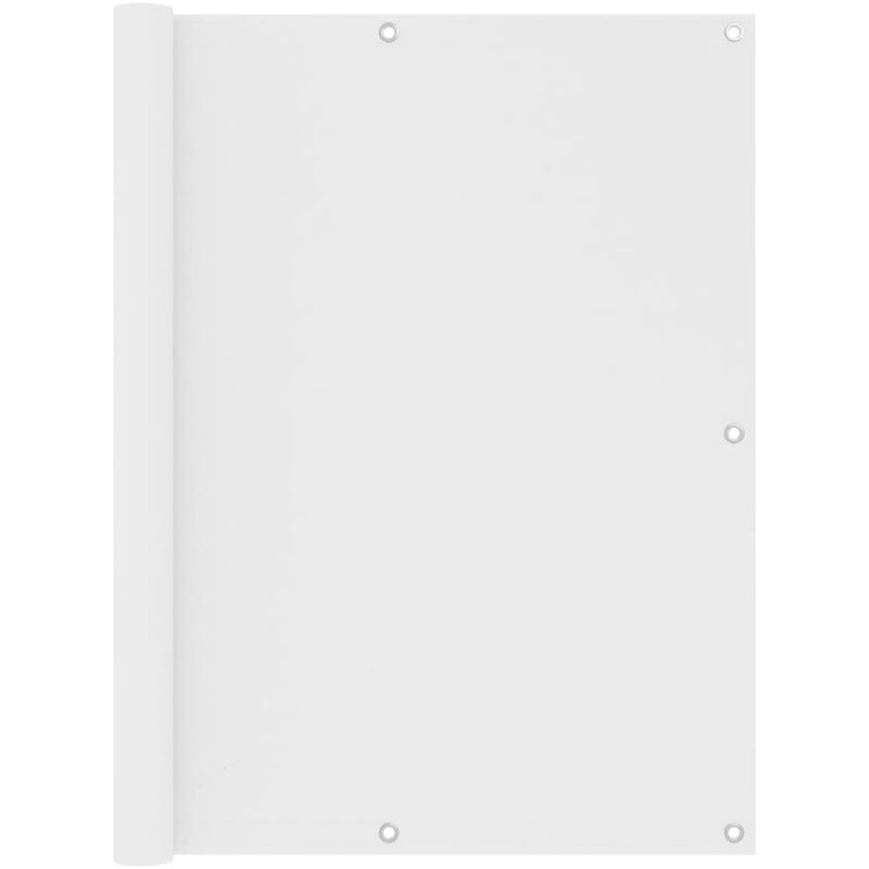 

Toldo para balcón tela oxford blanco 120x500 cm - Blanco