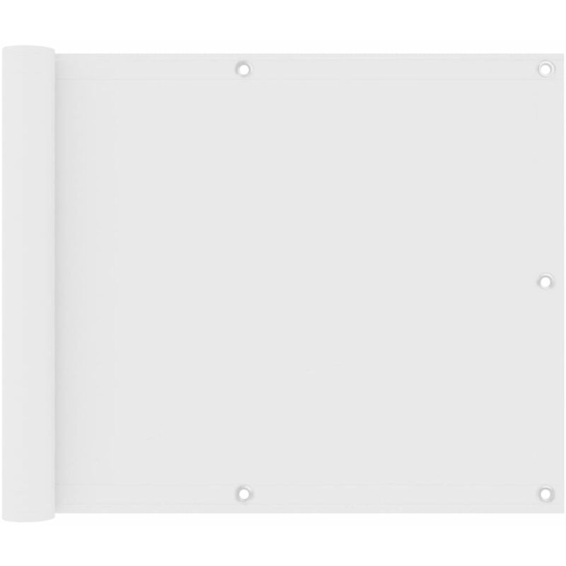 

Toldo para balcon tela oxford blanco 75x300 cm