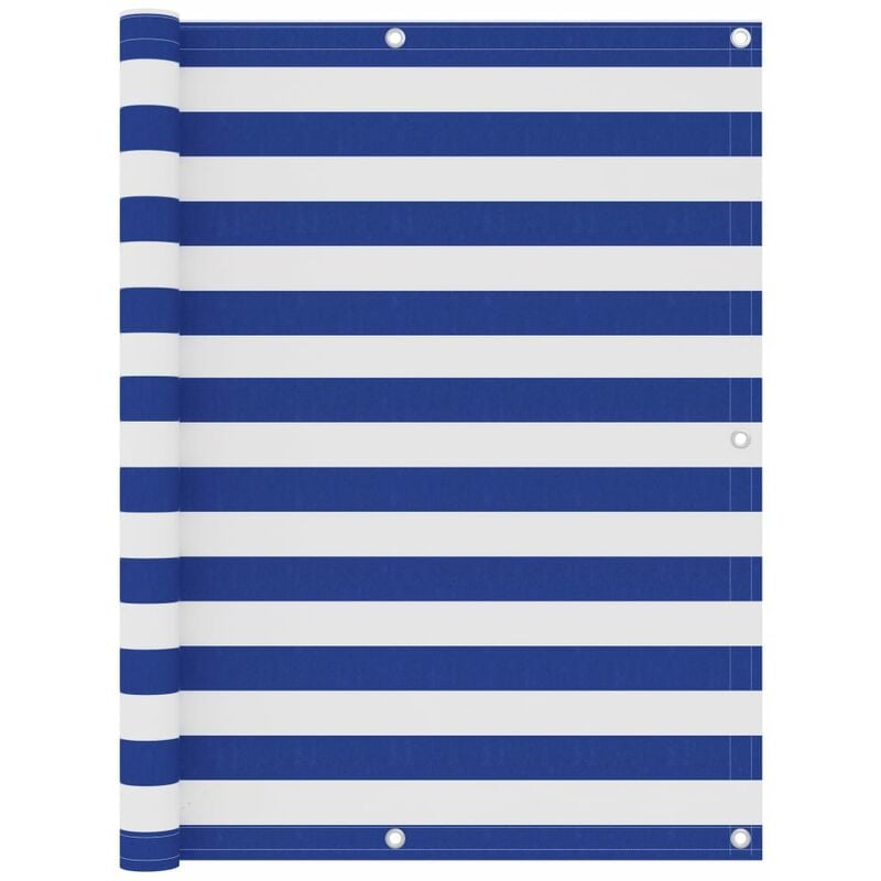 

Toldo para balcón tela oxford blanco y azul 120x500 cm - Multicolor