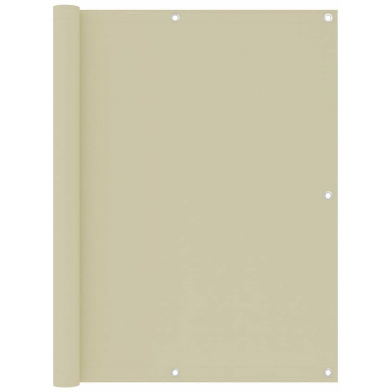 

Toldo para balcon tela oxford crema 120x500 cm
