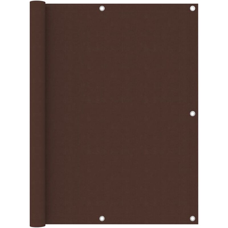 

Toldo para balcón tela oxford marrón 120x400 cm - Marrón