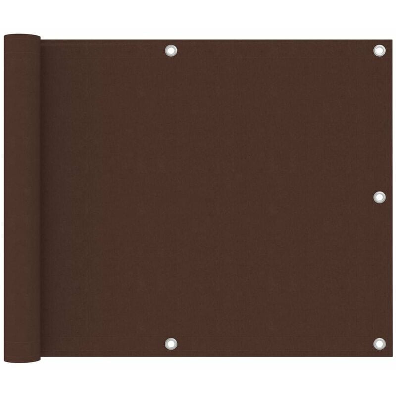 

Toldo para balcon tela oxford marron 75x300 cm