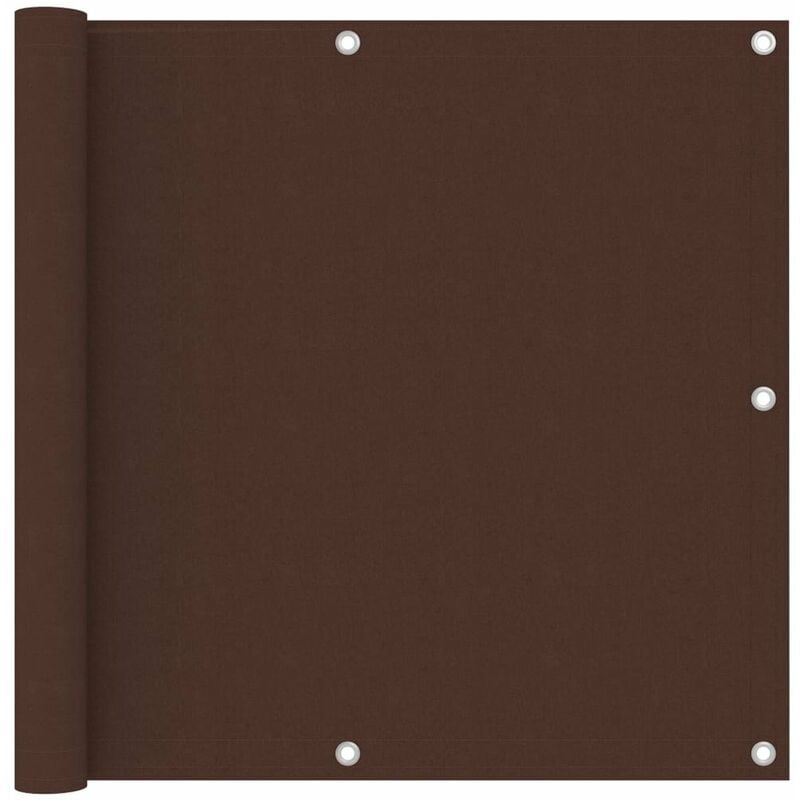 

Toldo para balcon tela oxford marron 90x400 cm