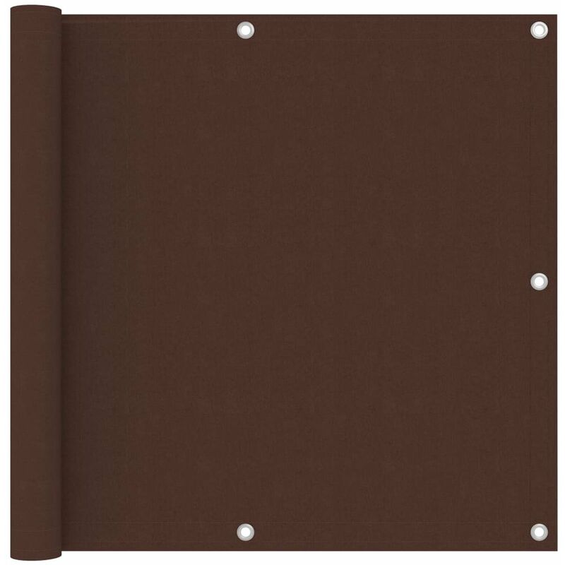 

Toldo para balcon tela oxford marron 90x500 cm