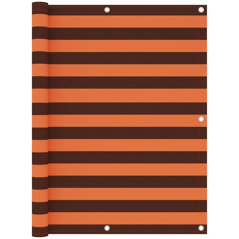 

Toldo para balcón tela oxford naranja y marrón 120x500 cm - Multicolor