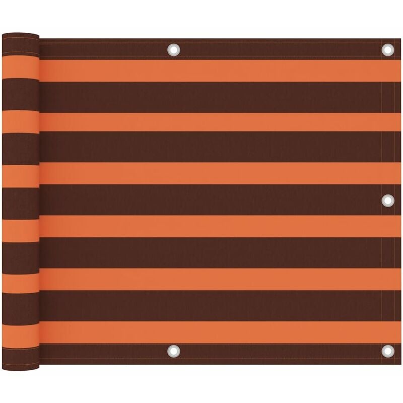 

Toldo para balcón tela oxford naranja y marrón 75x600 cm - Multicolor
