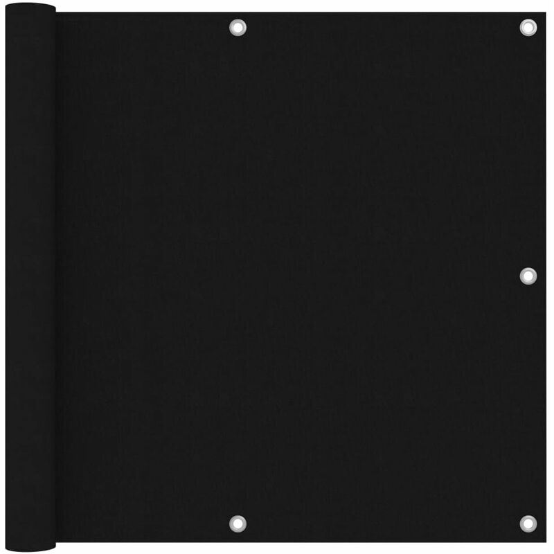 

Toldo para balcon tela oxford negro 90x500 cm