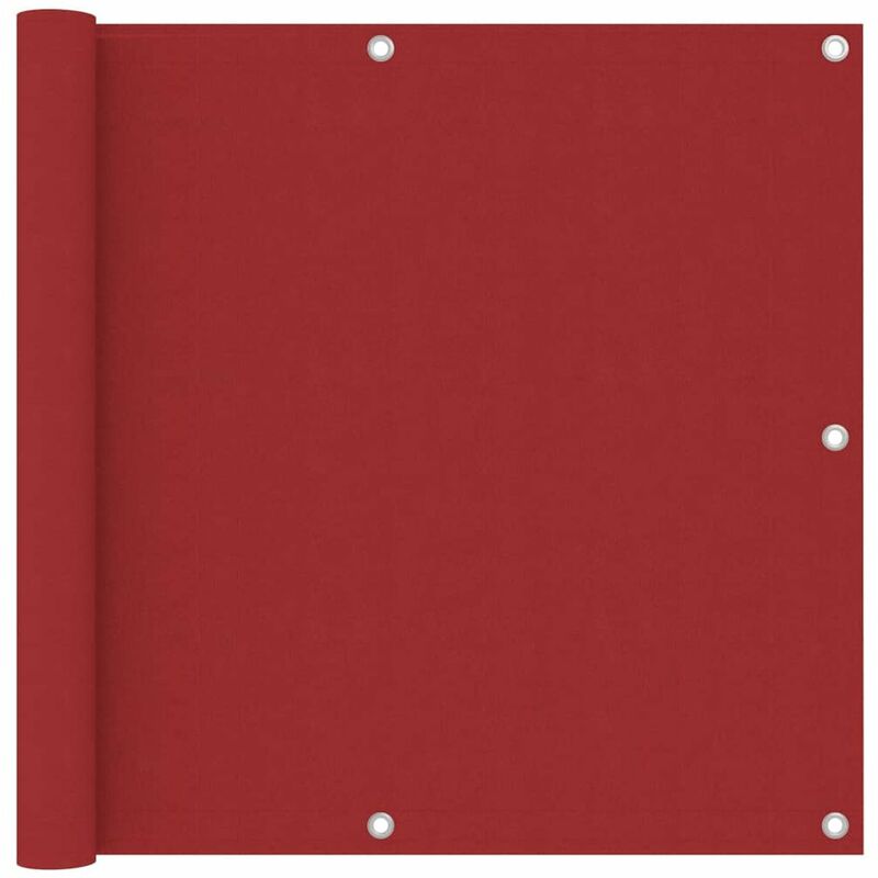 

Toldo para balcon tela oxford rojo 90x400 cm