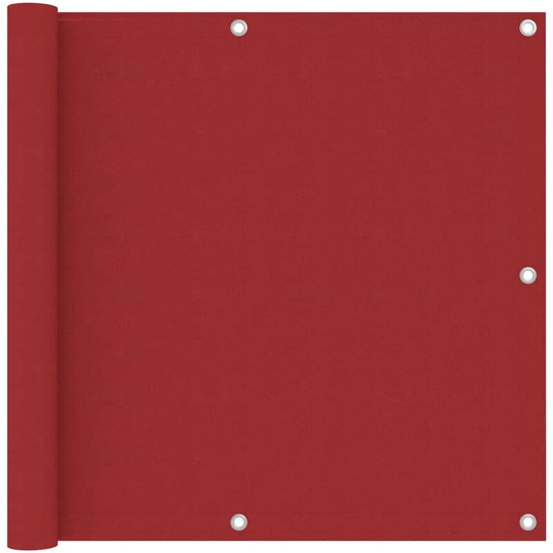 

Youthup - Toldo para balcón tela oxford rojo 90x400 cm - Rojo