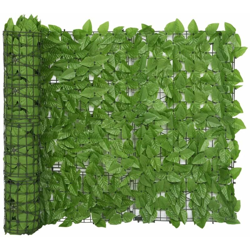 

Toldo para balcon con hojas verde 300x100 cm