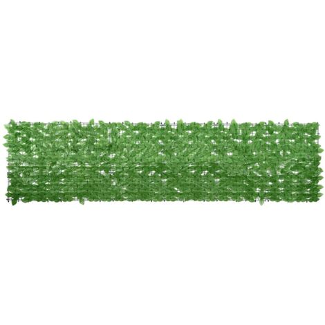 Toldo para balcón con hojas verde 300x75 cm