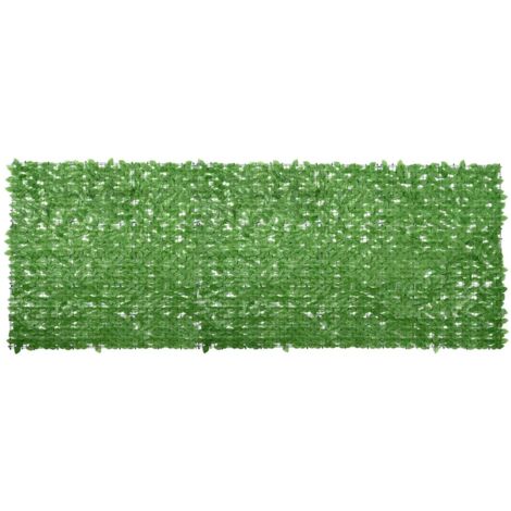 Toldo para balcón con hojas verde 400x150 cm vidaXL