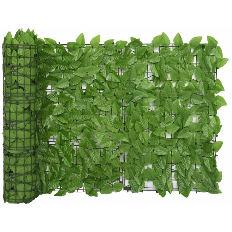 

Toldo para balcon con hojas verde 600x75 cm