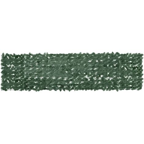 Toldo para balcón con hojas verde oscuro 300x75 cm