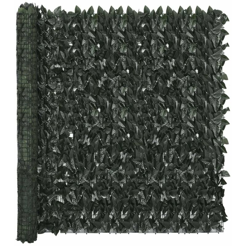 

Toldo para balcon con hojas verde oscuro 500x150 cm
