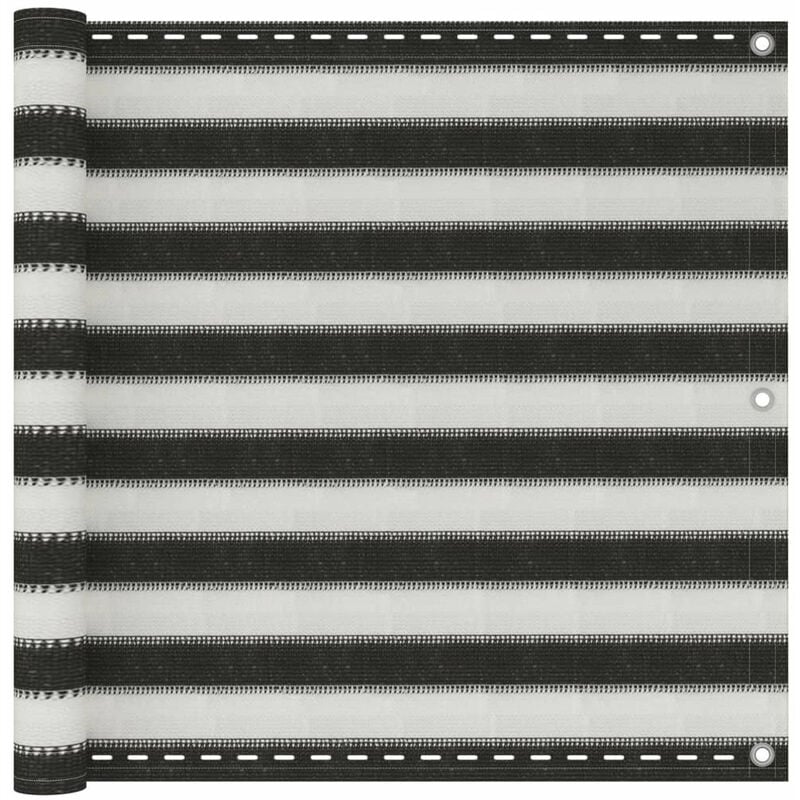 

Toldo para balcon HDPE 90x600 cm gris antracita y blanco