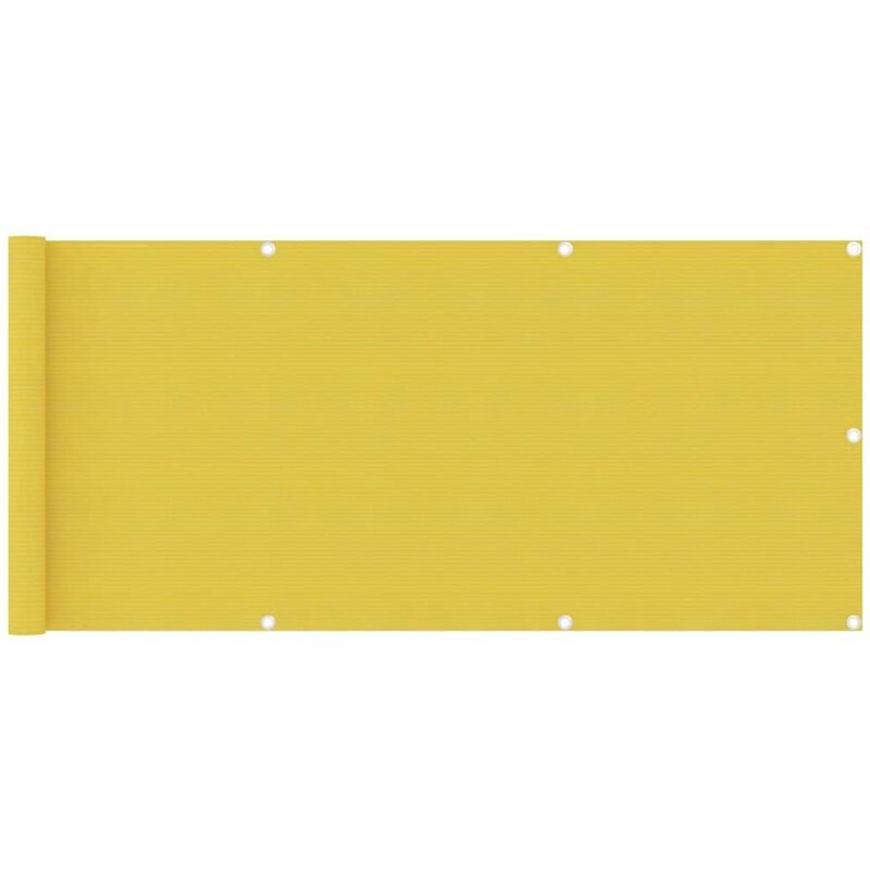 

Toldo para balcon HDPE amarillo 75x300 cm
