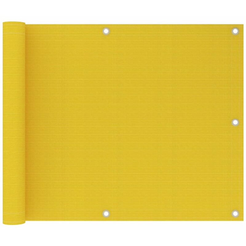 

Toldo para balcon HDPE amarillo 75x600 cm