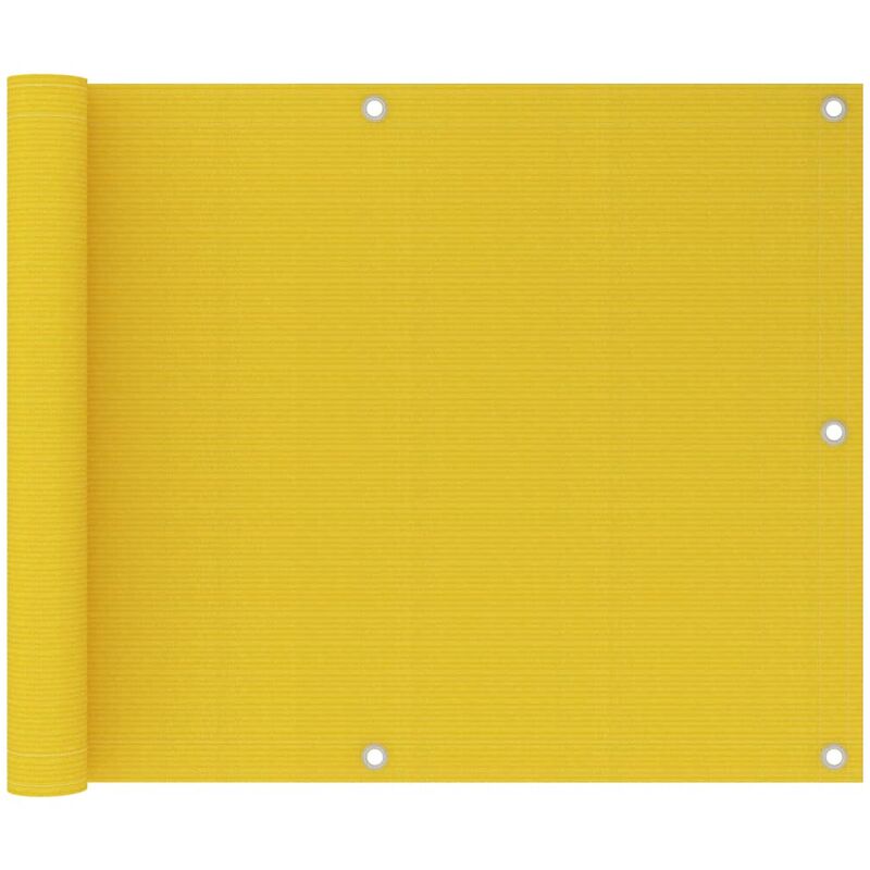 

Toldo para balcón HDPE amarillo 75x600 cm