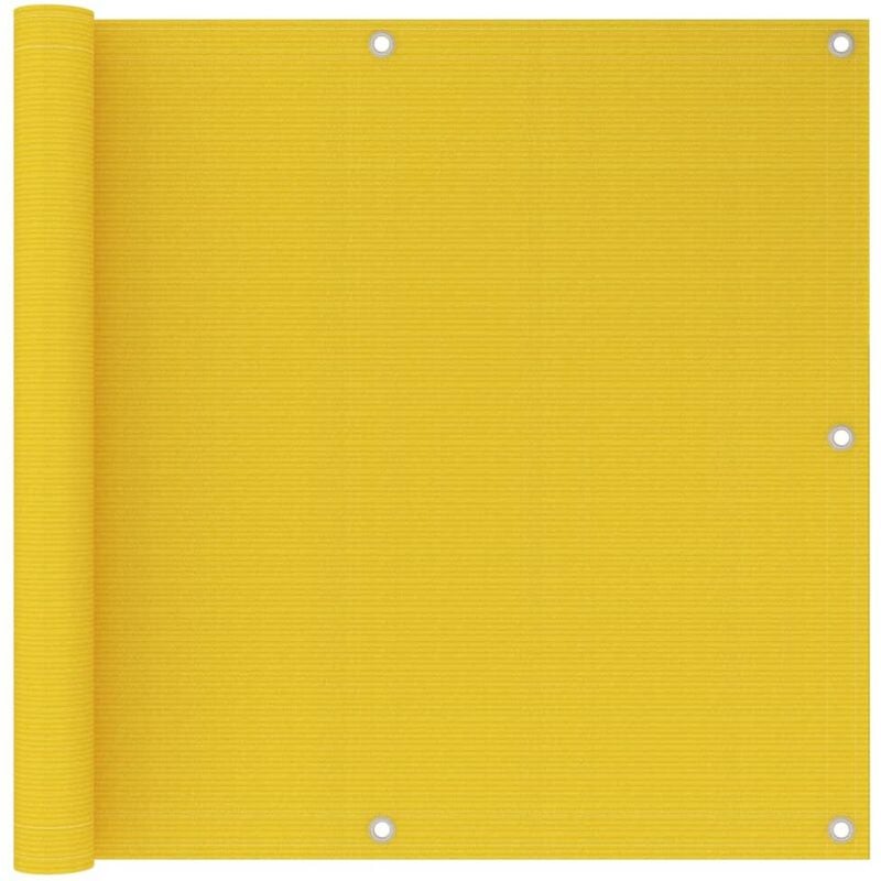

Toldo para balcón HDPE amarillo 90x300 cm