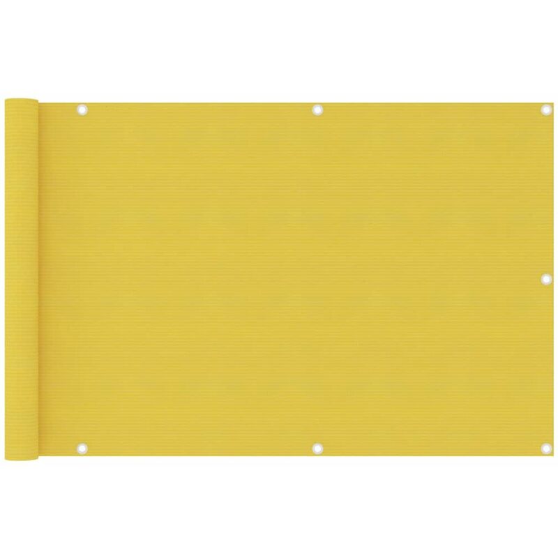 

Toldo para balcon HDPE amarillo 90x400 cm
