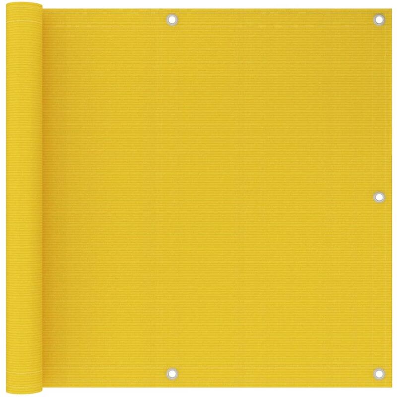 

Toldo para balcón HDPE amarillo 90x500 cm