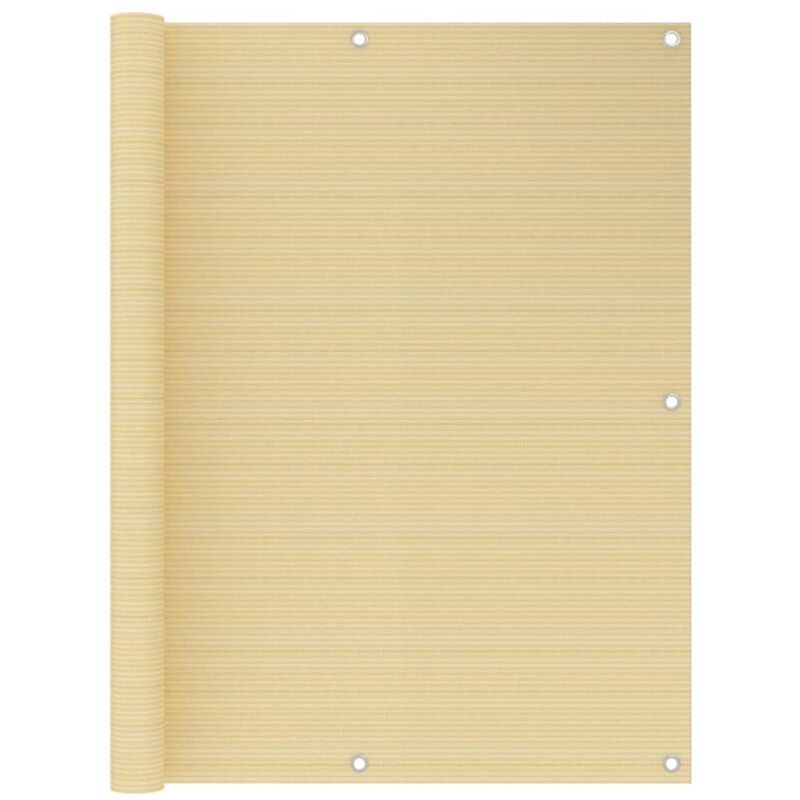 

Toldo para balcón HDPE beige 120x400 cm