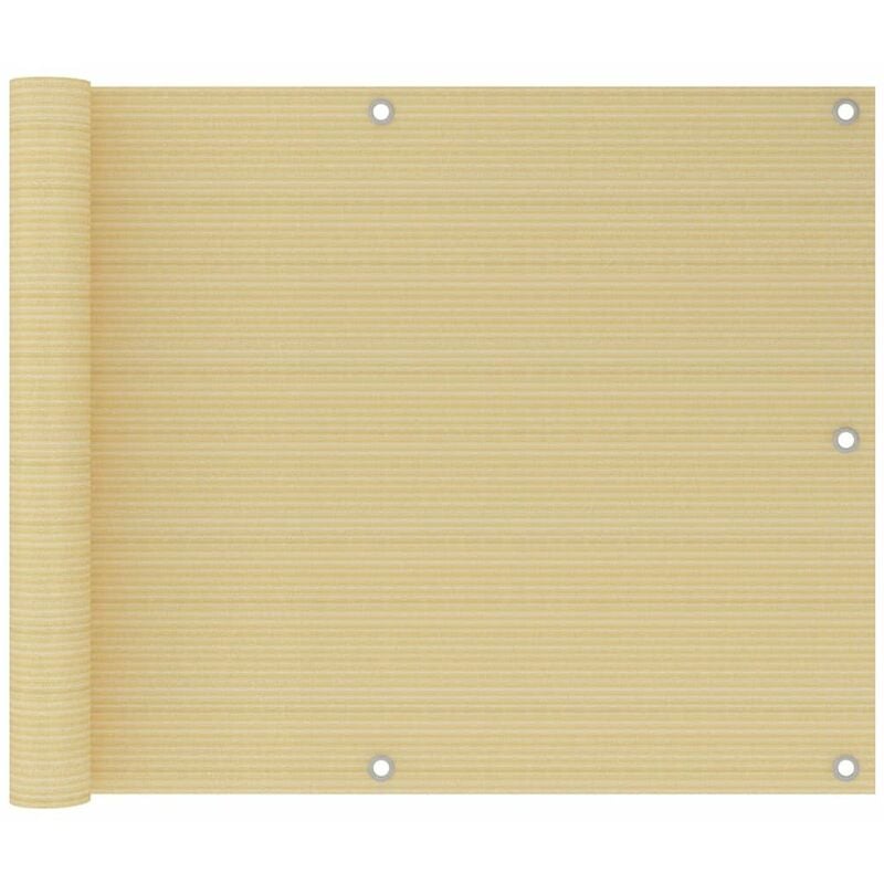

Toldo para balcon HDPE beige 75x400 cm