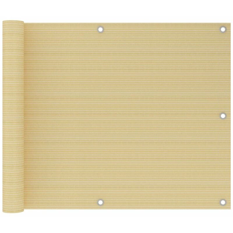 

Toldo para balcon HDPE beige 75x500 cm