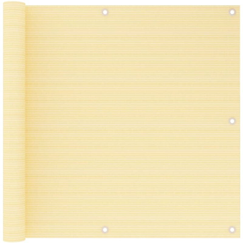 

Toldo para balcón HDPE beige 90x500 cm