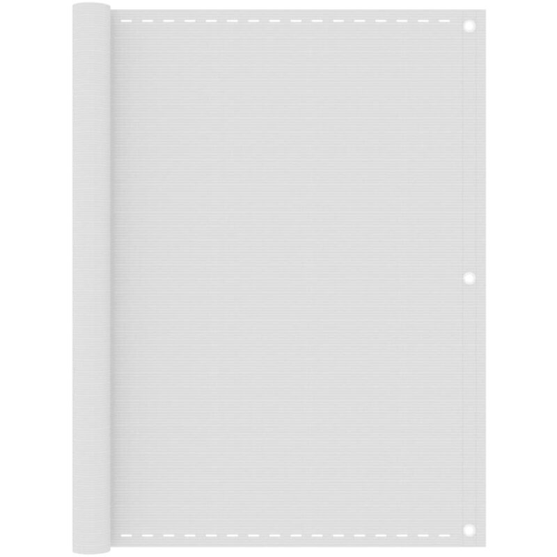 

Toldo para balcon HDPE blanco 120x500 cm
