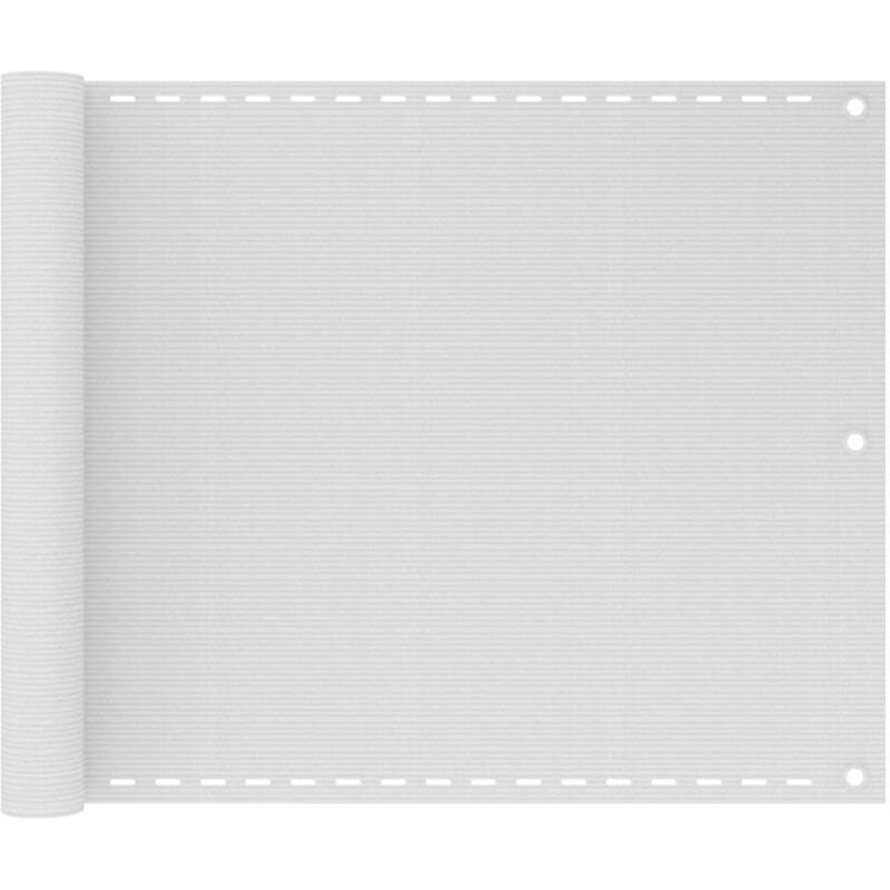 

Toldo para balcon HDPE blanco 75x300 cm