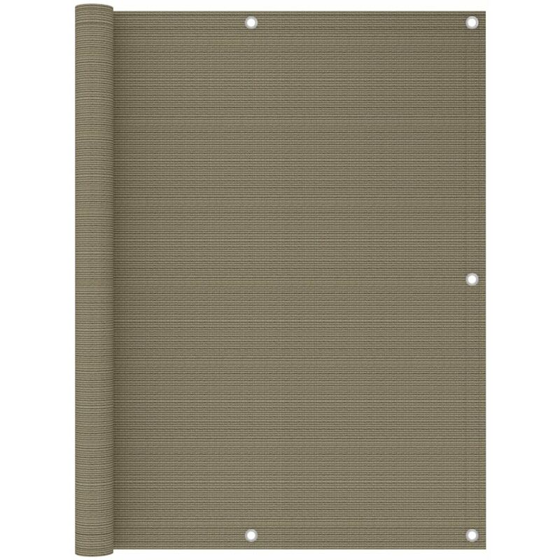 

Toldo para balcon HDPE gris taupe 120x300 cm