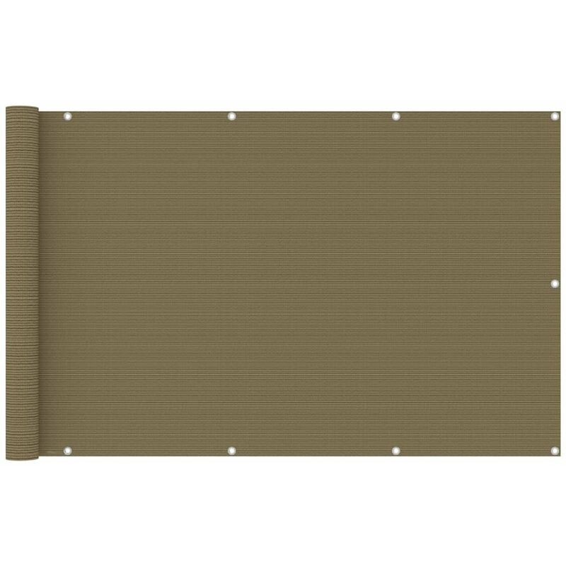 

Toldo para balcon HDPE gris taupe 120x400 cm