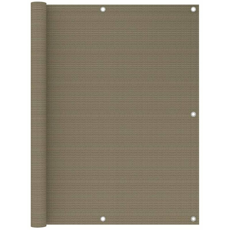 

Toldo para balcon HDPE gris taupe 120x600 cm