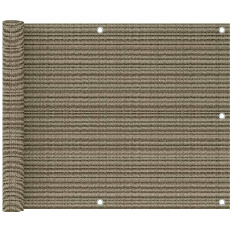 

Toldo para balcon HDPE gris taupe 75x300 cm