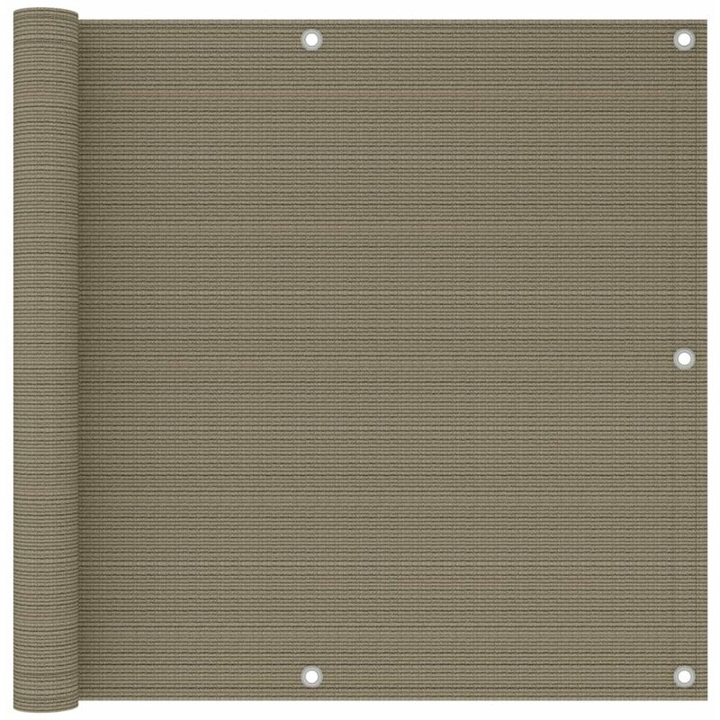 

Toldo para balcon HDPE gris taupe 90x300 cm