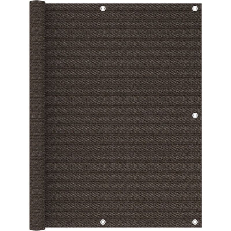 

Toldo para balcón HDPE marrón 120x400 cm