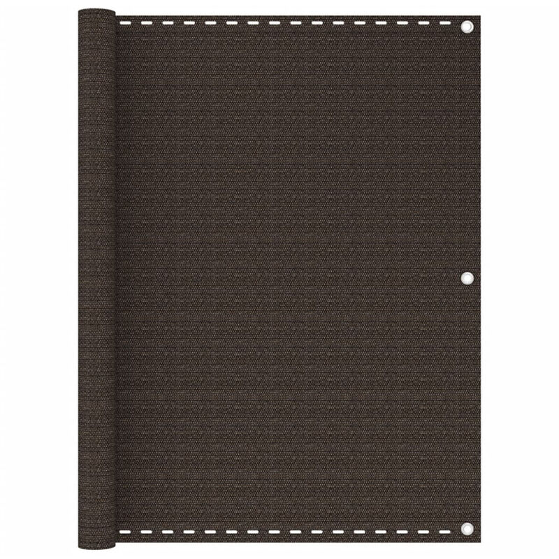 

Toldo para balcon HDPE marron 120x500 cm