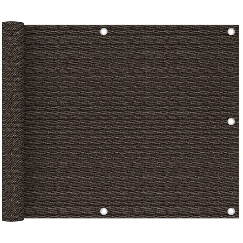 

Toldo para balcón HDPE marrón 75x300 cm