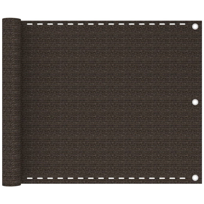 

Toldo para balcon HDPE marron 75x400 cm