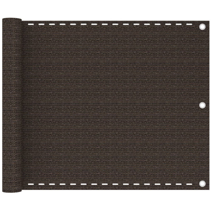 

Toldo para balcon HDPE marron 75x500 cm