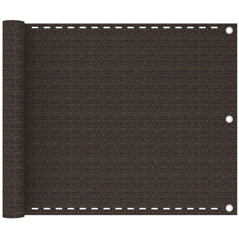 

Toldo para balcon HDPE marron 75x600 cm