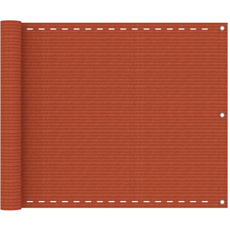 

Toldo para balcon HDPE naranja 75x300 cm