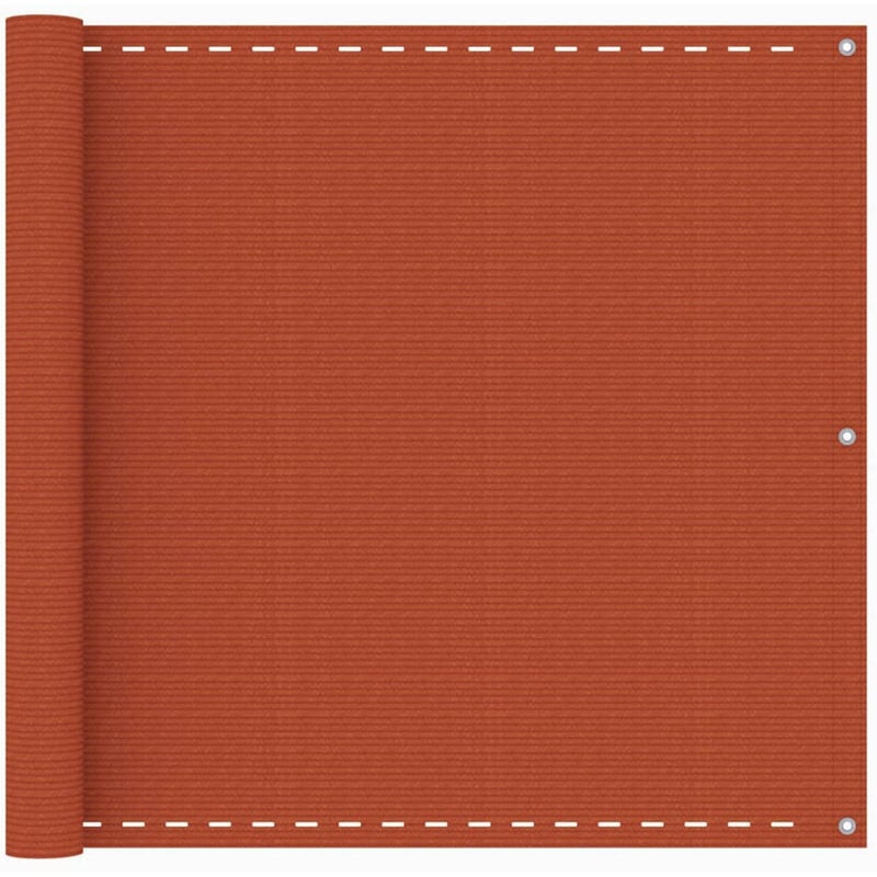 

Toldo para balcon HDPE naranja 90x400 cm