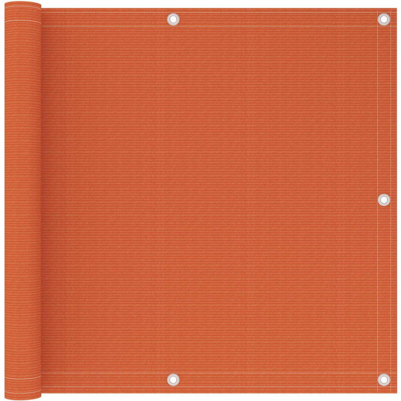 

Toldo para balcón HDPE naranja 90x400 cm