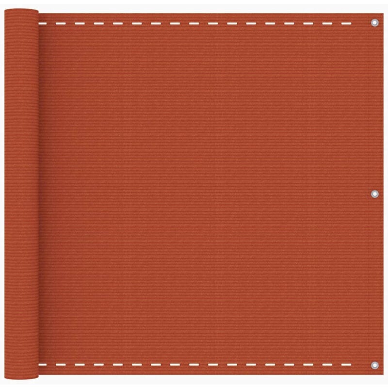 

Toldo para balcon HDPE naranja 90x500 cm