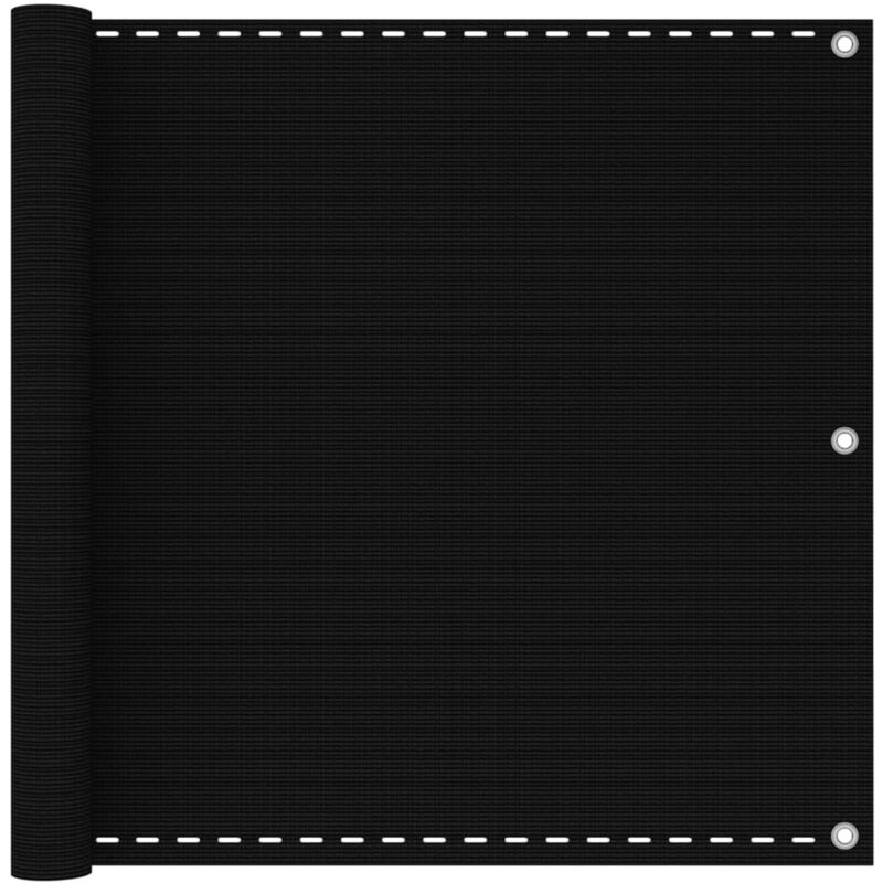 

Toldo para balcon HDPE negro 90x300 cm
