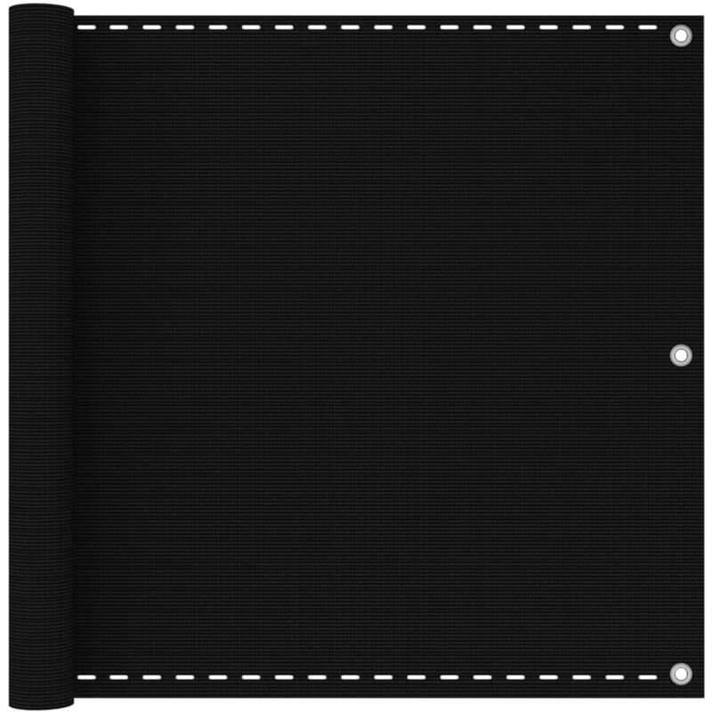 

Toldo para balcon HDPE negro 90x600 cm