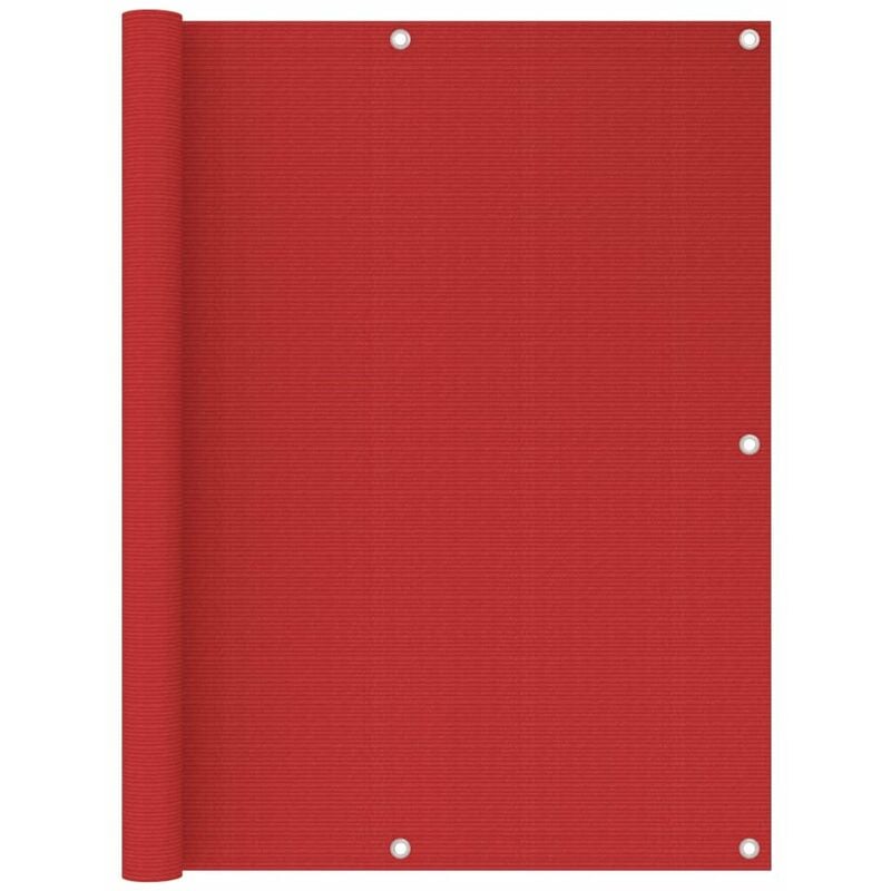 

Toldo para balcon HDPE rojo 120x400 cm